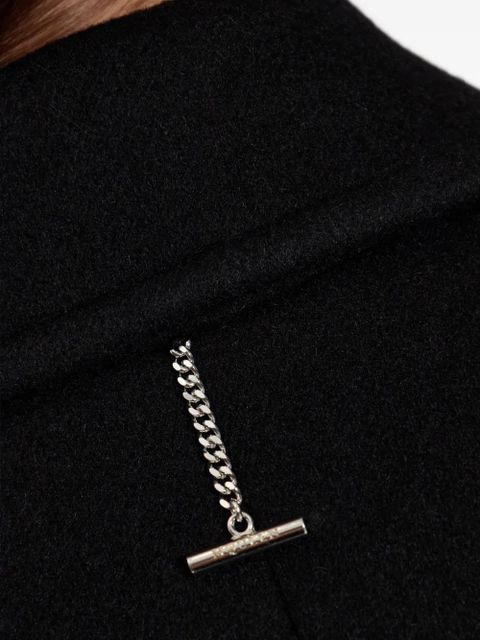 Alexander McQueen corset-detail coat - Black