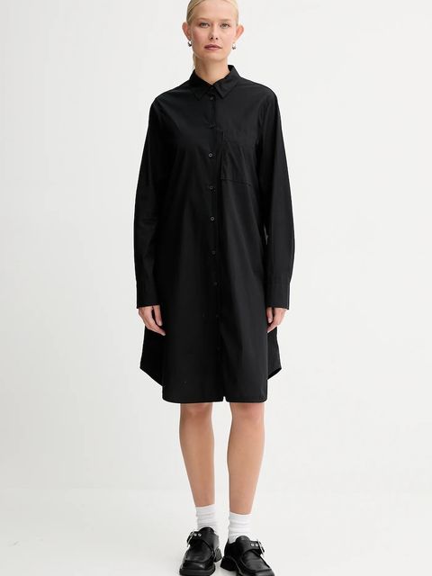 Marc O'Polo sukienka kolor czarny mini rozkloszowana 508113421353 - zdjęcie produktu nr 1