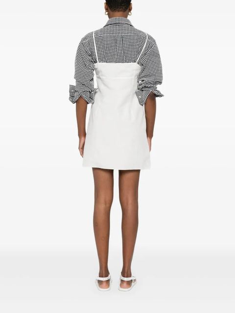 Miu Miu linen-blend dress - White