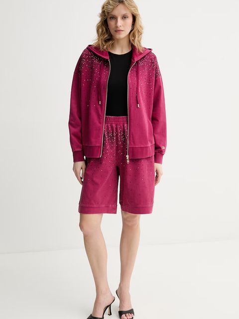 Liu Jo bluza z kapturem damska bawełniana - zdjęcie produktu nr 1