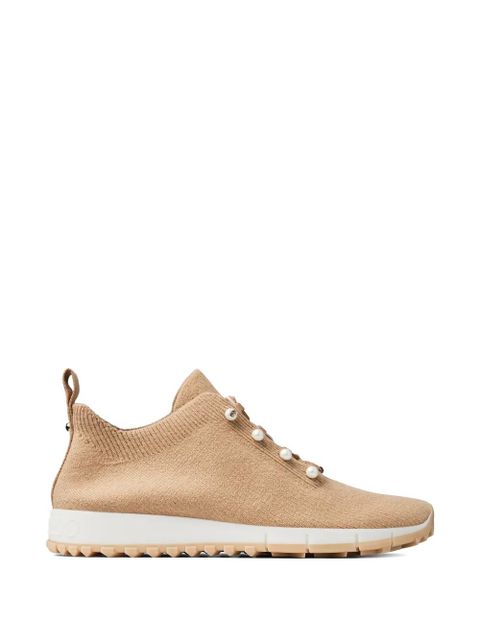 Jimmy Choo Veles pearl lace-up sneakers - Neutrals - zdjęcie produktu nr 1