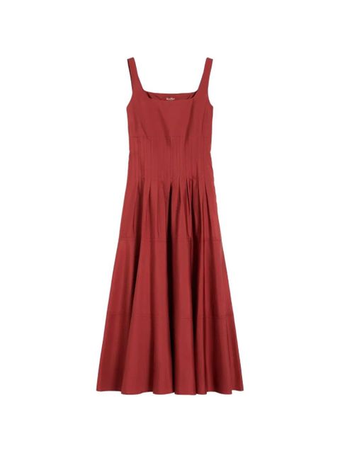 Max Mara pleated dress - Red - zdjęcie produktu nr 1
