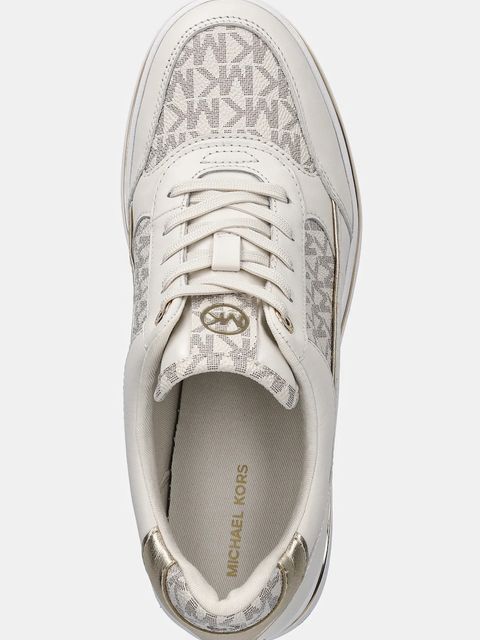 MICHAEL Michael Kors sneakersy Emmy Wedge Trainer damskie kolor beżowy 43F5EMFS2L.150