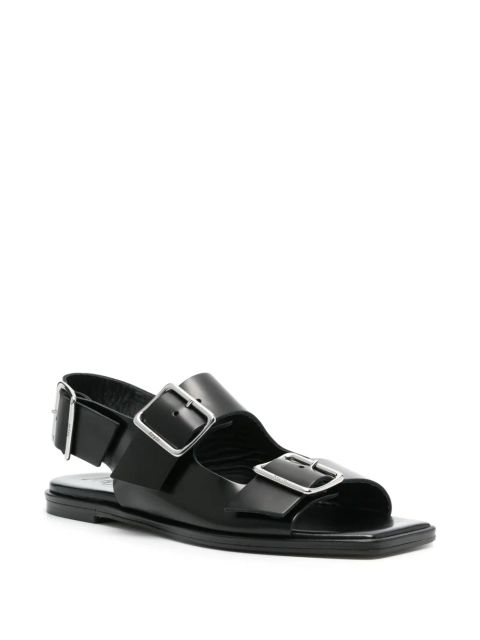 Aeyde Thekla buckled sandals - Black