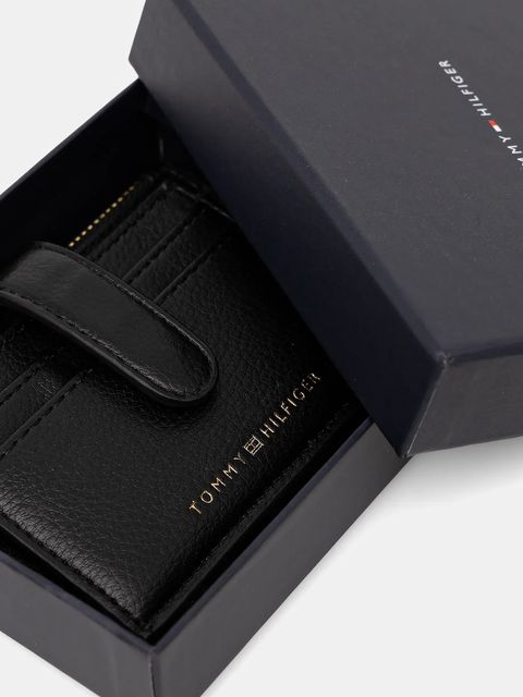 Tommy Hilfiger portfel damski kolor czarny AW0AW18027 - zdjęcie produktu nr 2