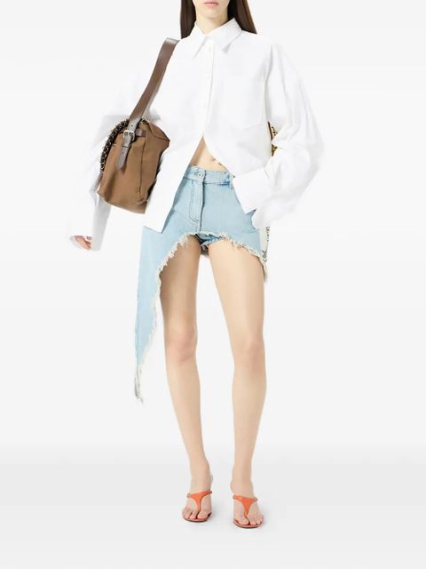 Blumarine pocket-printed cotton shirt - White - zdjęcie produktu nr 2