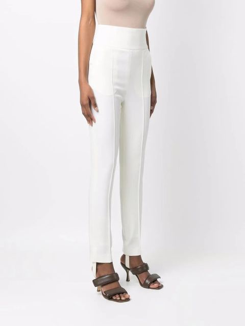 LouLou de Saison Pinzon slim-fit trousers - Neutrals