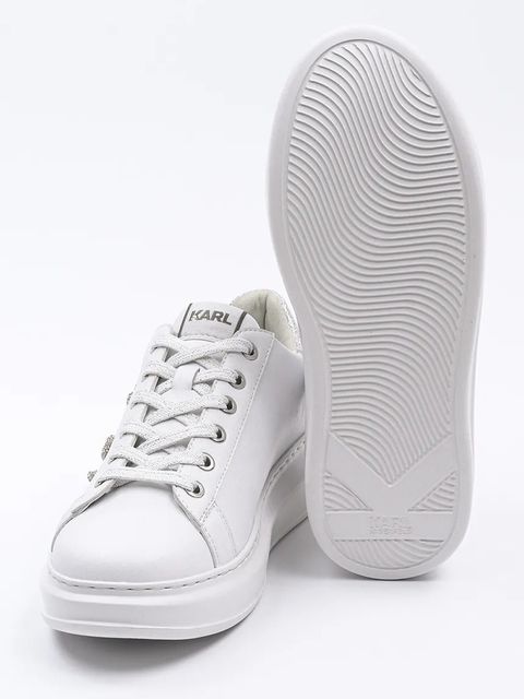 Karl Lagerfeld sneakersy skórzane KAPRI kolor biały KL62511G