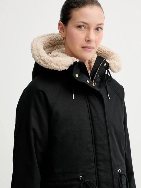 Marc O'Polo parka kolor czarny przejściowa 5000006529