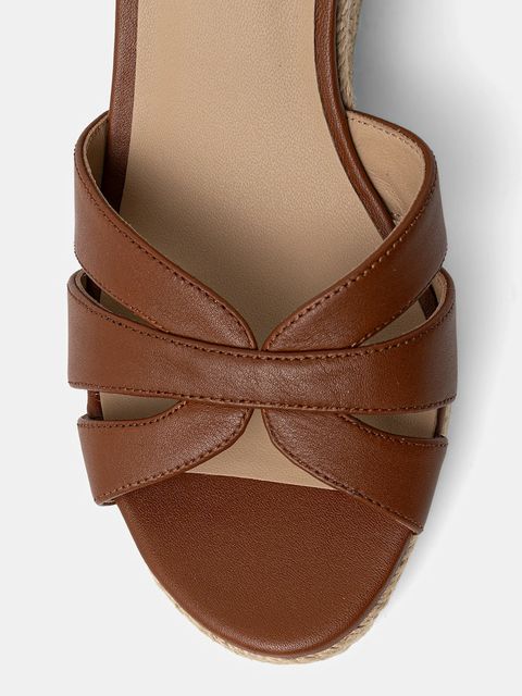 Lauren Ralph Lauren espadryle skórzane Nellie
