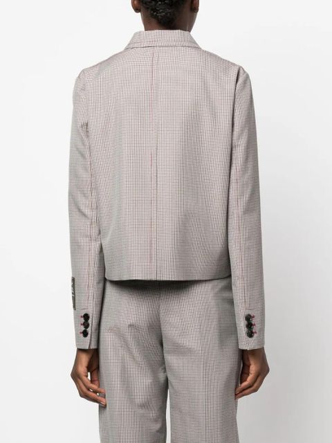 Marni houndstooth-pattern double-breasted blazer - Neutrals