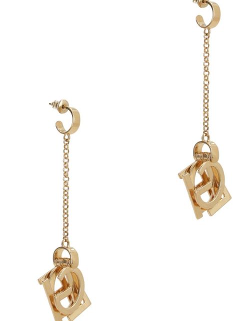 Chloé geometric drop earrings - Gold