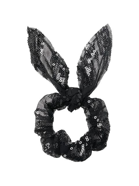 Maison Michel Dorothea sequinned hair band - Black - zdjęcie produktu nr 1