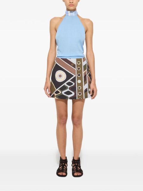 PUCCI silk detail top - Blue - zdjęcie produktu nr 2