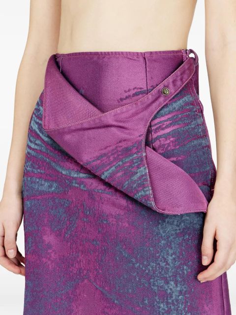 Diesel midi De-Sira-Fsi skirt - Purple