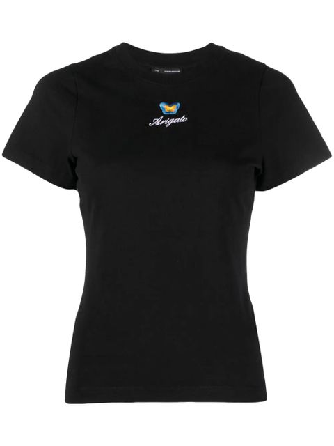 Axel Arigato embroidered-logo short-sleeve T-shirt - Black - zdjęcie produktu nr 1
