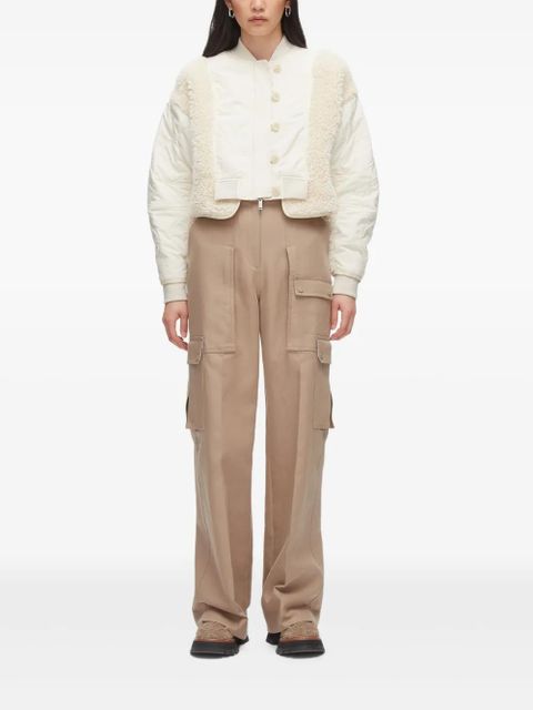 3.1 Phillip Lim quilted teddy-panelled jacket - Neutrals - zdjęcie produktu nr 2