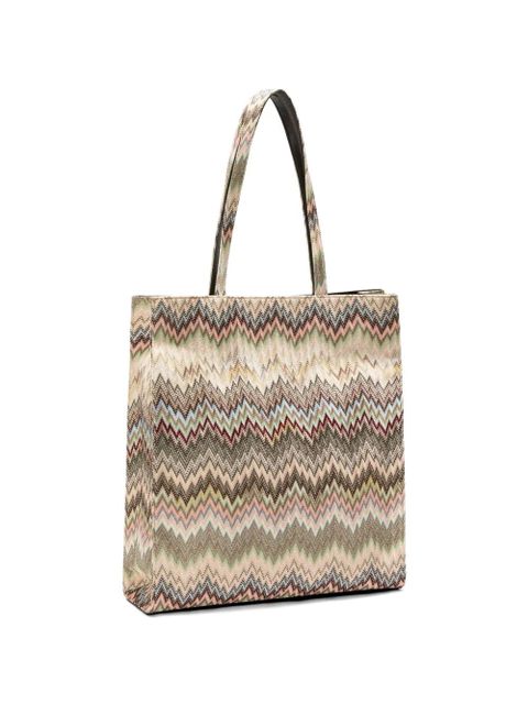 Missoni zigzag tote bag - Neutrals