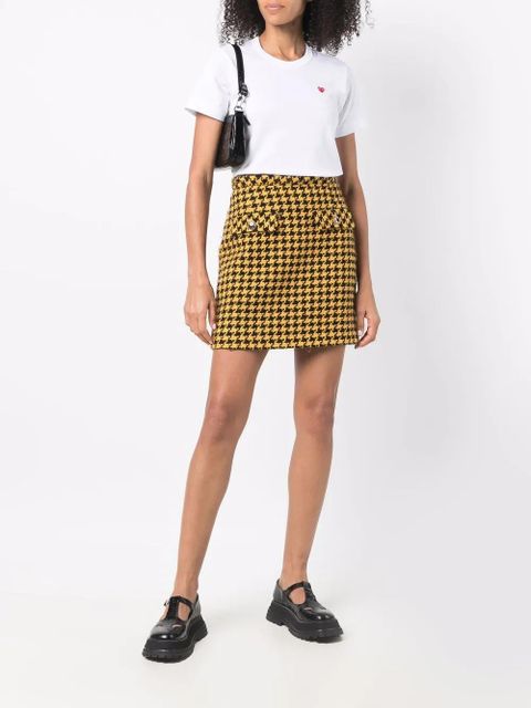 Comme Des Garçons Play logo-patch cotton T-shirt - White