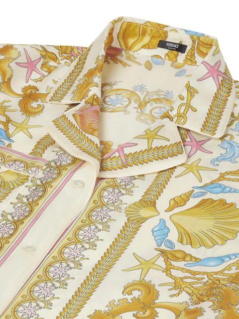 Versace Underwater Barocco silk shirt - Gold - zdjęcie produktu nr 2