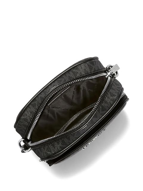 Michael Kors medium Jet Set Travel patterned cross body bag - Black