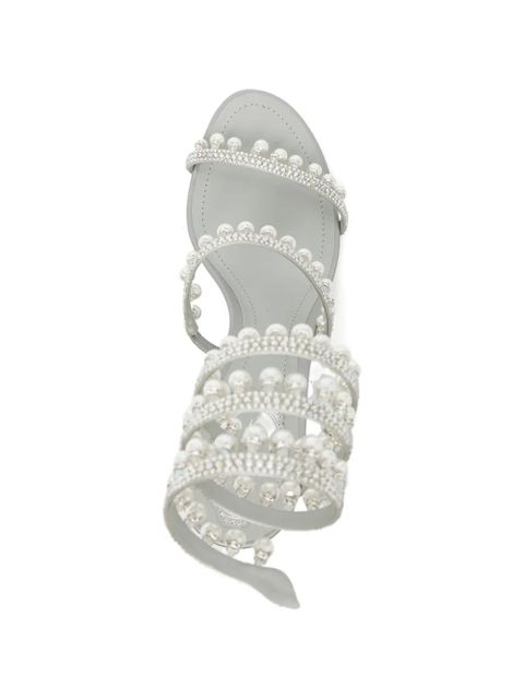 René Caovilla 80mm Cleo sandals - Grey