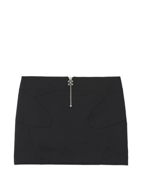 Off-White Wo Gab zip-up mini skirt - Black - zdjęcie produktu nr 1