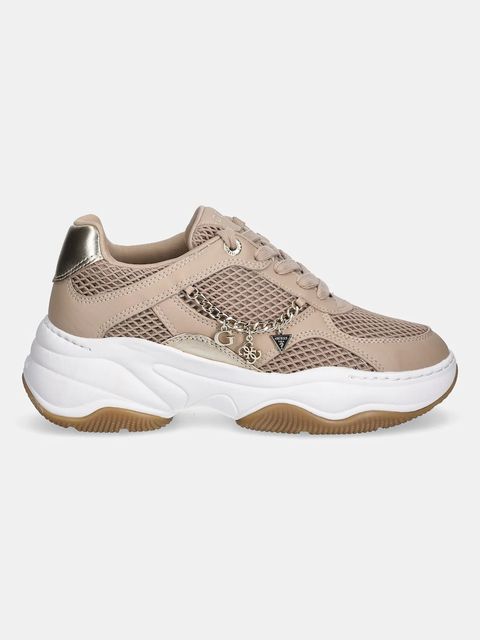 Guess sneakersy HARPAA damskie kolor beżowy FLPHAR ELE12 - zdjęcie produktu nr 2