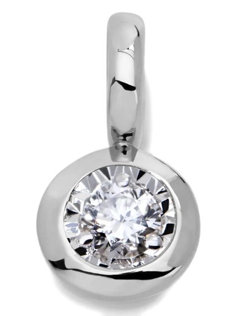 Monica Vinader solitaire-diamond pendant necklace - Silver - zdjęcie produktu nr 1