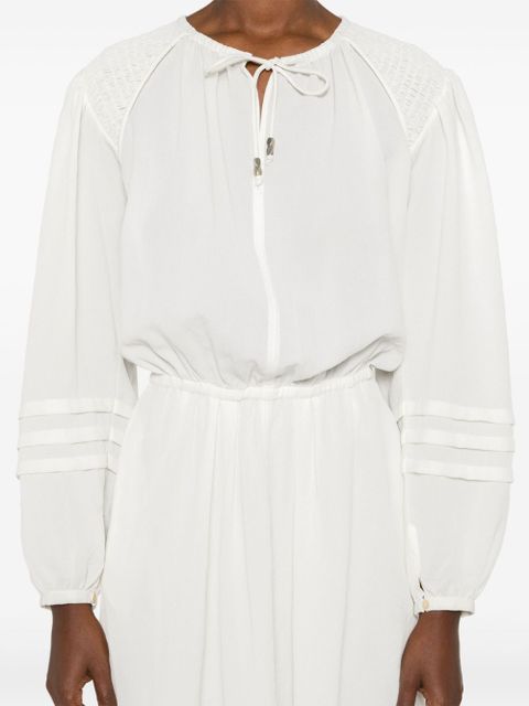 MARANT ÉTOILE Lydie georgette-crepe maxi dress - Neutrals