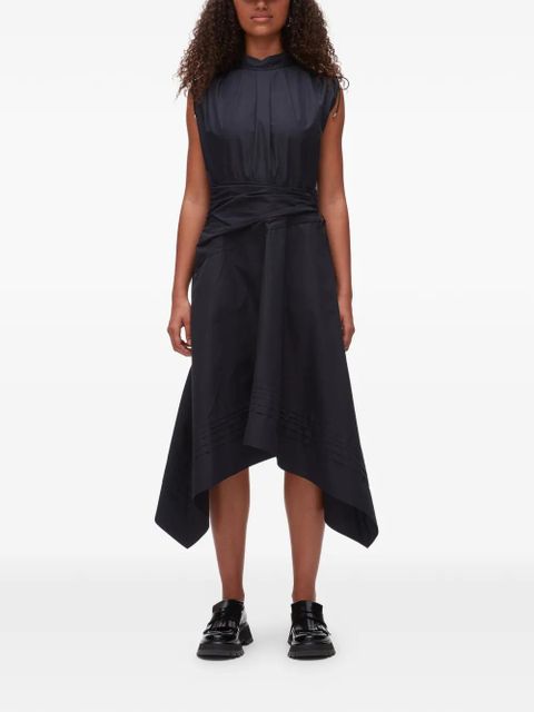 3.1 Phillip Lim tie-waist asymmetric dress - Blue - zdjęcie produktu nr 2
