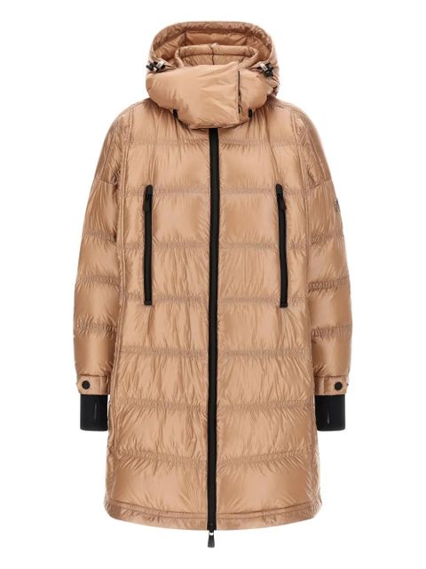 Moncler Grenoble Rochelairs quilted hooded coat - Pink