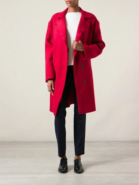 Lanvin single breasted coat - Red - zdjęcie produktu nr 2