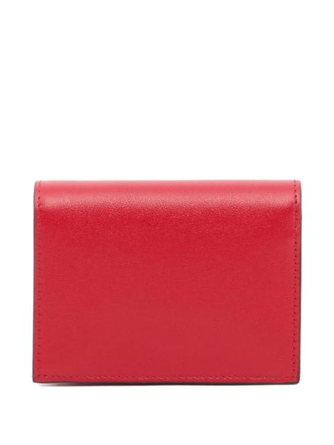 Valentino Garavani small Vlogo wallet in calfskin - Red - zdjęcie produktu nr 2