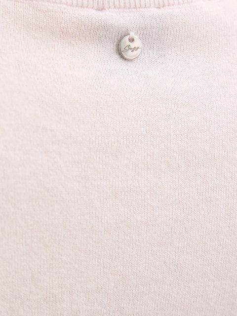 BOSS Orange sweter z dodatkiem wełny damski kolor różowy lekki 50548927