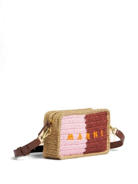 Marni Seaside colour-block camera bag - Brown - zdjęcie produktu nr 1