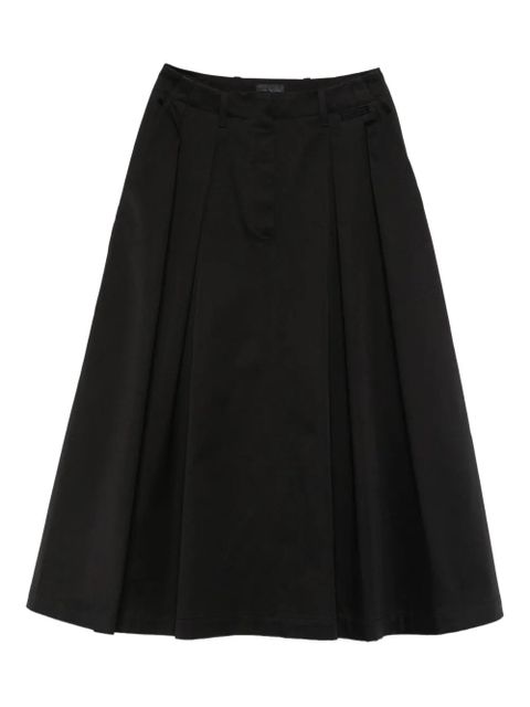 Moncler pleated midi skirt - Black - zdjęcie produktu nr 1