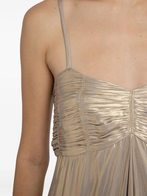 Zadig&Voltaire ruched satin dress - Neutrals