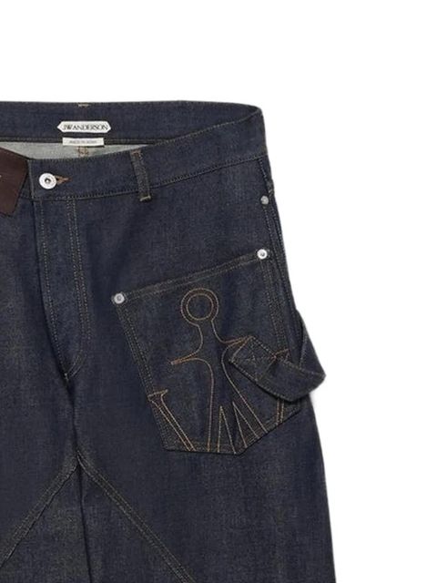 JW Anderson twisted workwear denim jeans - Blue - zdjęcie produktu nr 2