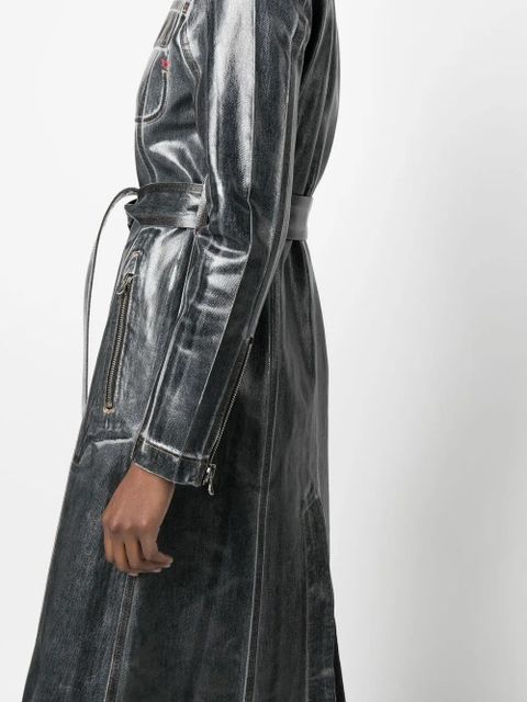 Diesel De-Flaminty-Z-Fsb shirt dress - Grey