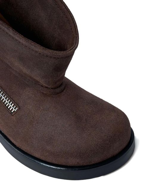 JW Anderson suede ankle boots - Brown