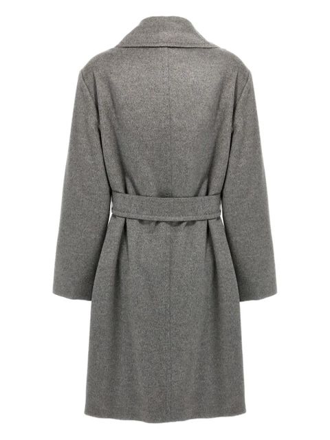 Max Mara belted cashmere coat - Grey