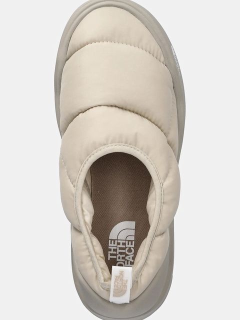 The North Face kapcie Base Camp Thermoball Mule kolor beżowy NF0A8DBUEXL1