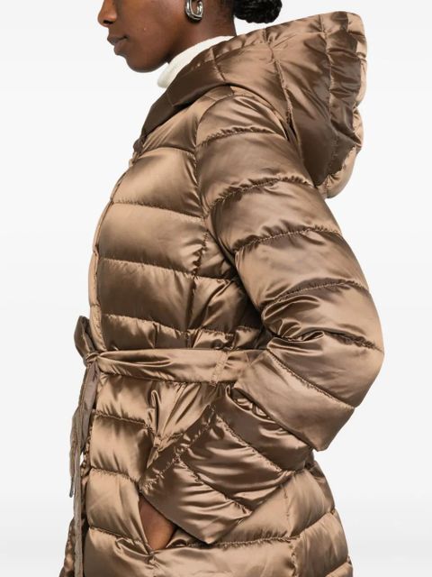 Max Mara Novef hooded coat - Brown