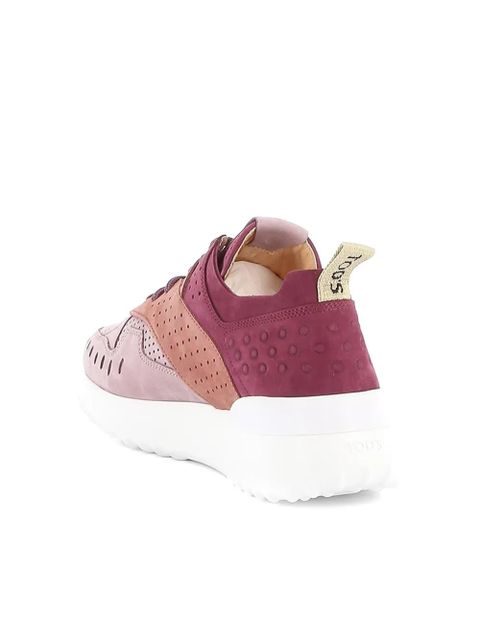 Tod's perforated lace-up sneakers - Pink