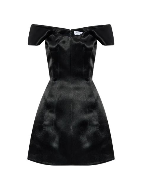 Alexander McQueen off-shoulder mini dress - Black - zdjęcie produktu nr 1