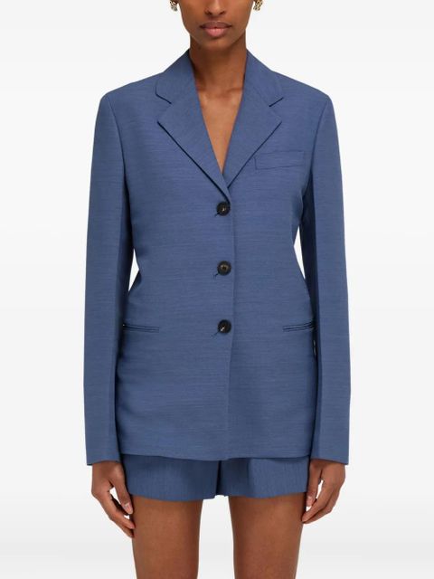 Ferragamo single-breasted blazer - Blue