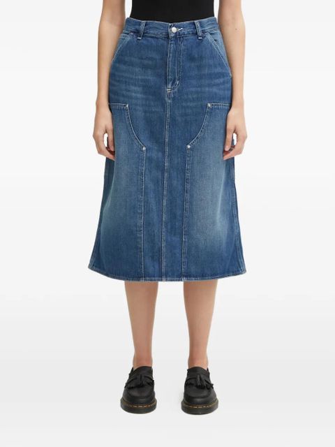 Carhartt WIP front-pockets A-line midi skirt - Blue - zdjęcie produktu nr 1