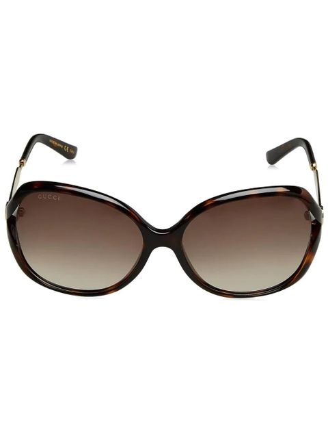 Gucci Eyewear Interlocking G sunglasses - Brown - zdjęcie produktu nr 1