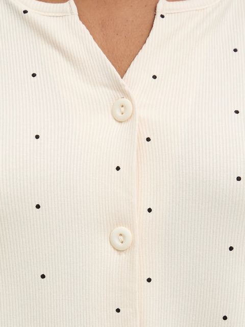 Answear.LAB piżama damska kolor beżowy